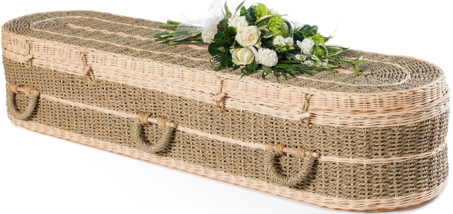 Pandanus Round Ended Coffin
